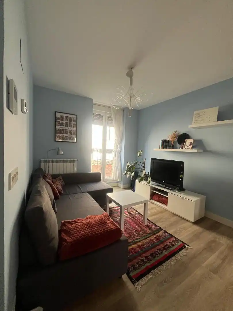 Sala de estar de Piso de alquiler en Bergara con Calefacción, Parquet y Amueblado