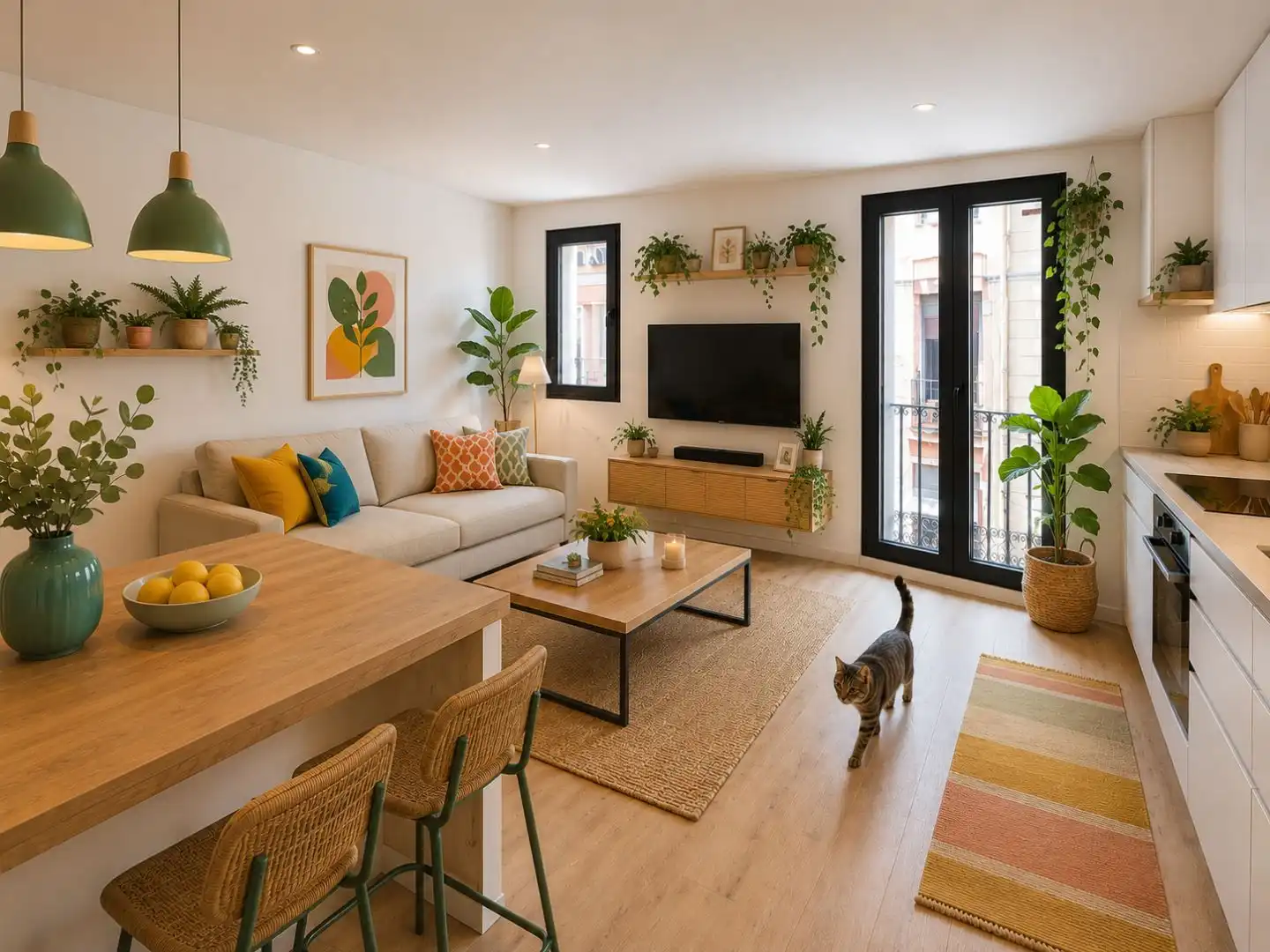 Wohnung zum Verkauf in Carrer de L'hospital, 135, El Raval Wohnzimmer von Wohnung zum Verkauf in Barcelona Capital mit Klimaanlage und Balkon