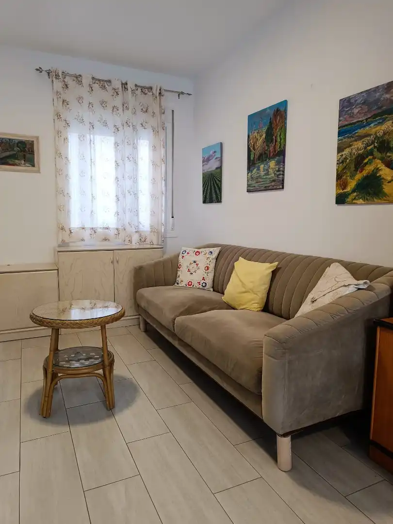 Dúplex de alquiler en Carrer de Creta, 80, Gran Alacant Sala de estar de Dúplex de alquiler en Santa Pola con Aire acondicionado, Terraza y Balcón