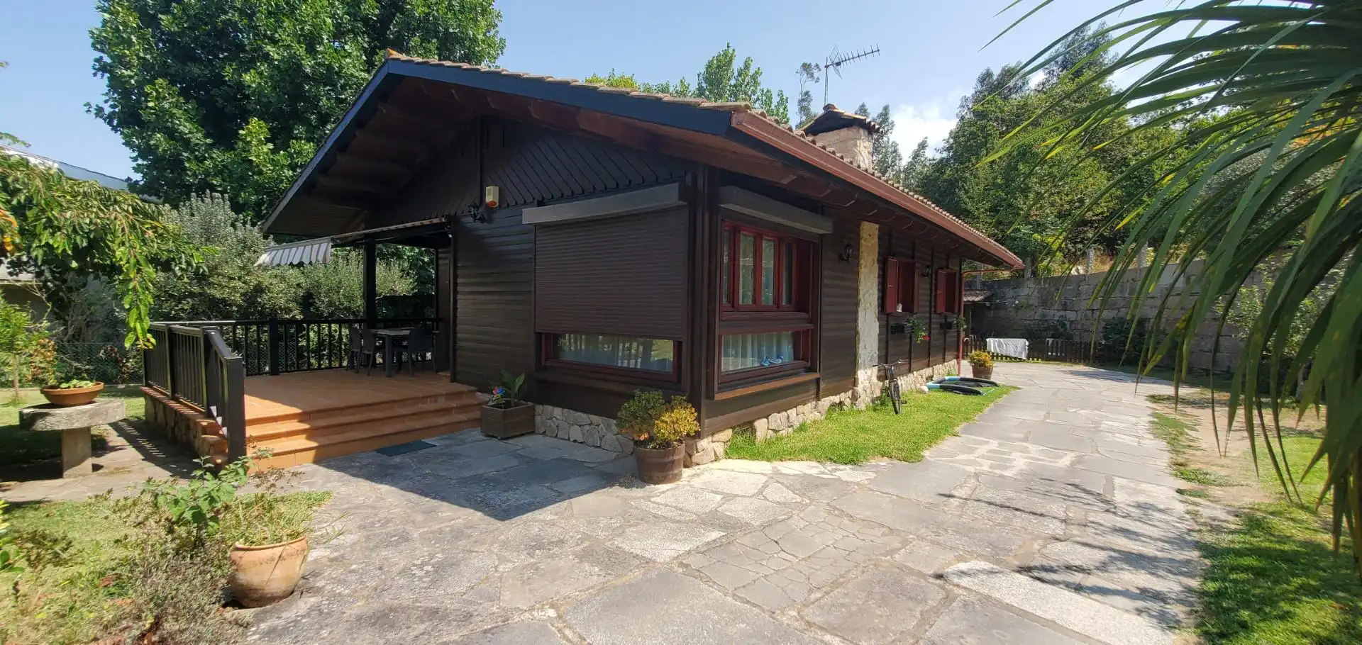 Vista exterior de Casa o chalet en venta en Gondomar con Terraza y Piscina