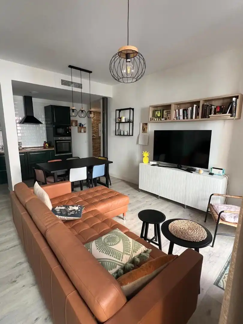 Wohnzimmer von Wohnungen zur Miete in Badajoz mit Klimaanlage, Heizung und Parkett