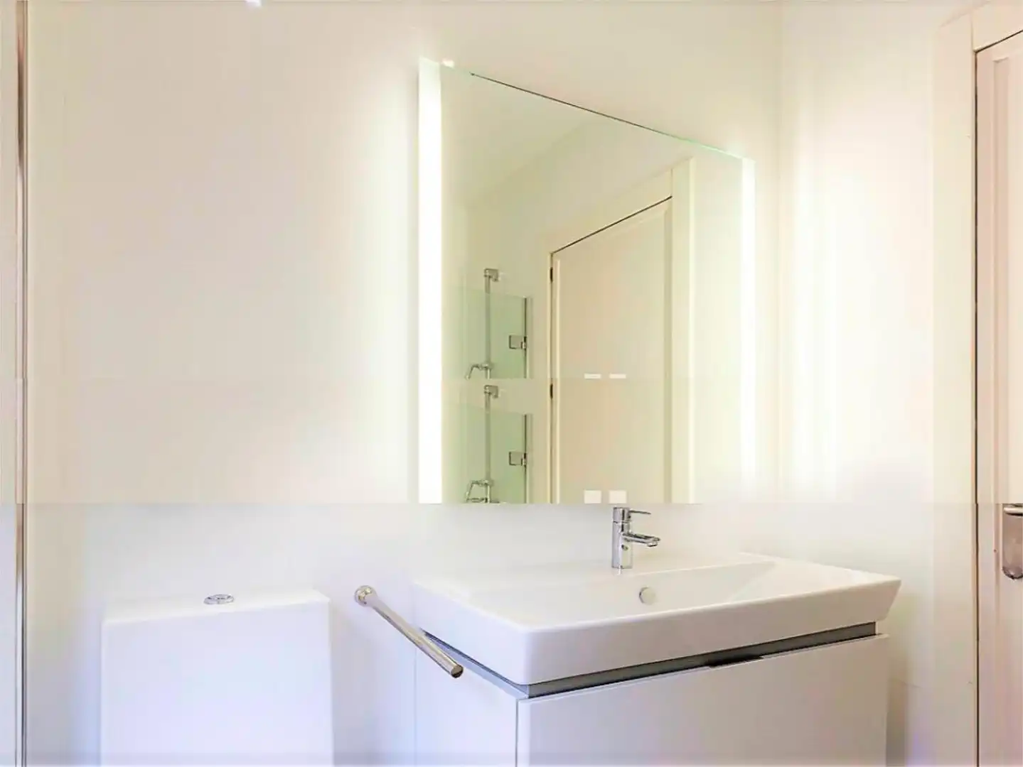 Baño de Piso de alquiler en  Madrid Capital con Aire acondicionado y Balcón