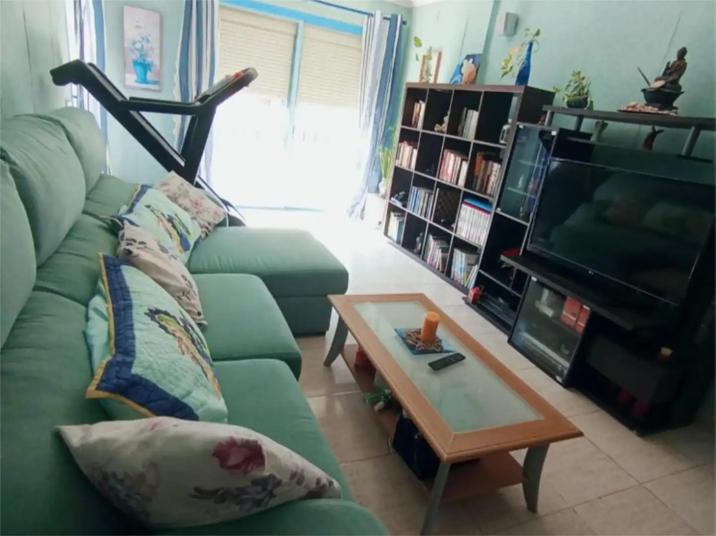 Wohnzimmer von Wohnung zum Verkauf in  Palma de Mallorca mit Klimaanlage, Terrasse und Balkon