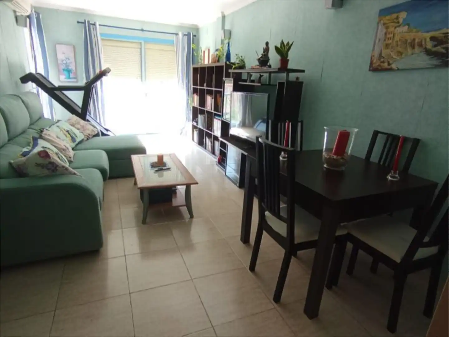 Wohnzimmer von Wohnung zum Verkauf in  Palma de Mallorca mit Klimaanlage, Terrasse und Balkon