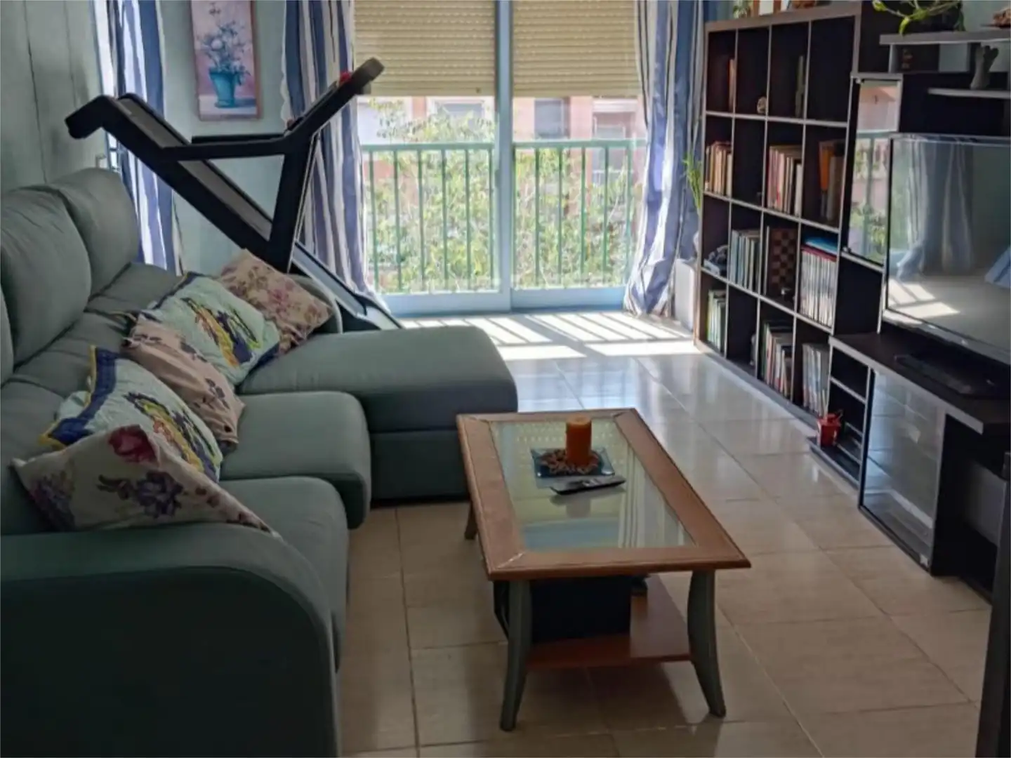 Wohnzimmer von Wohnung zum Verkauf in  Palma de Mallorca mit Klimaanlage, Terrasse und Balkon