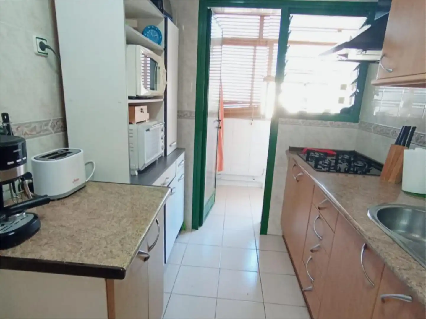 Küche von Wohnung zum Verkauf in  Palma de Mallorca mit Klimaanlage, Terrasse und Balkon