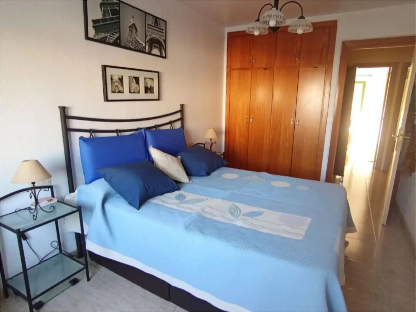 Schlafzimmer von Wohnung zum Verkauf in  Palma de Mallorca mit Klimaanlage, Terrasse und Balkon