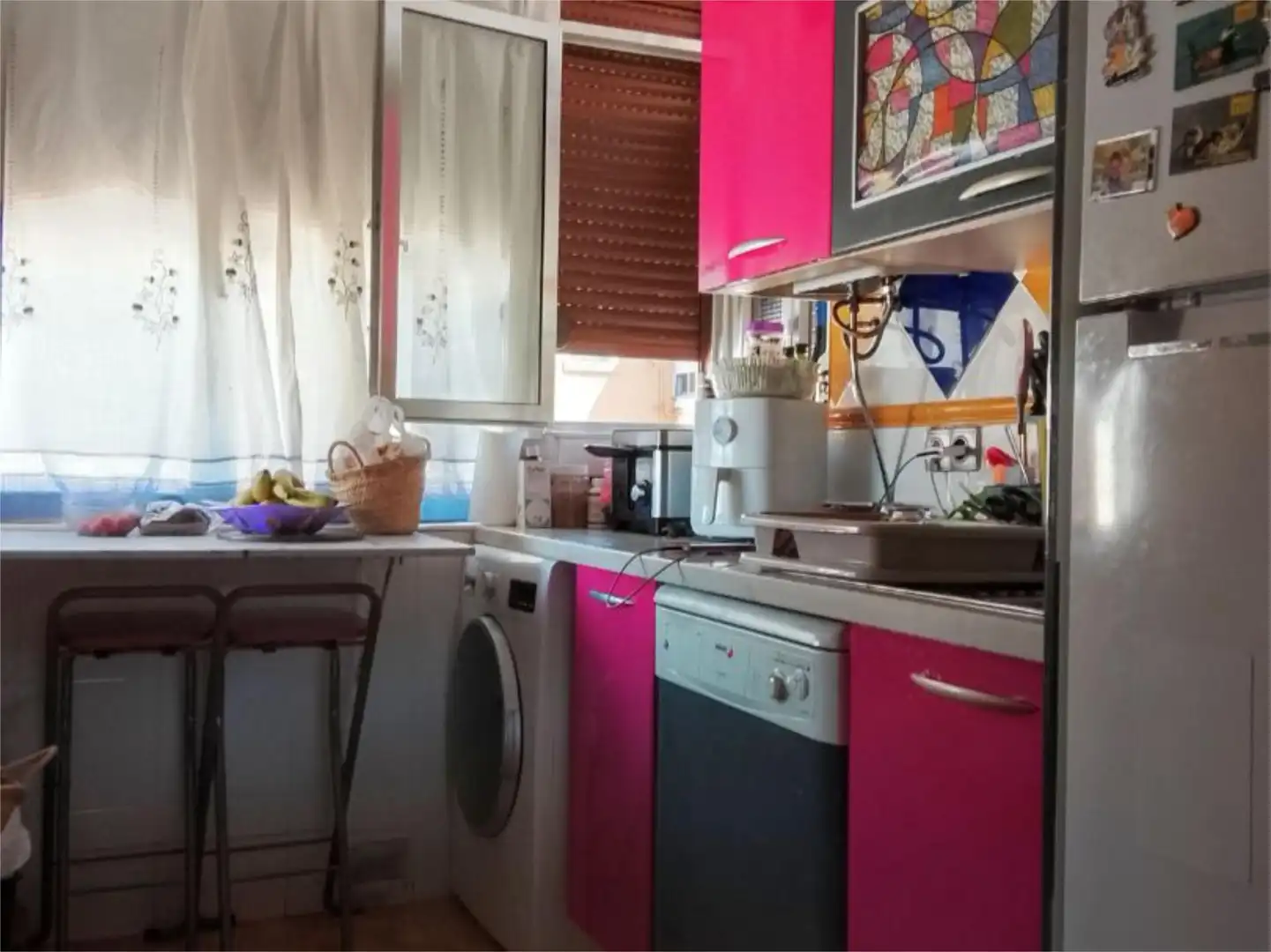 Kitchen of Flat for sale in Sevilla  with Air Conditioner, Terrace and Storage room
