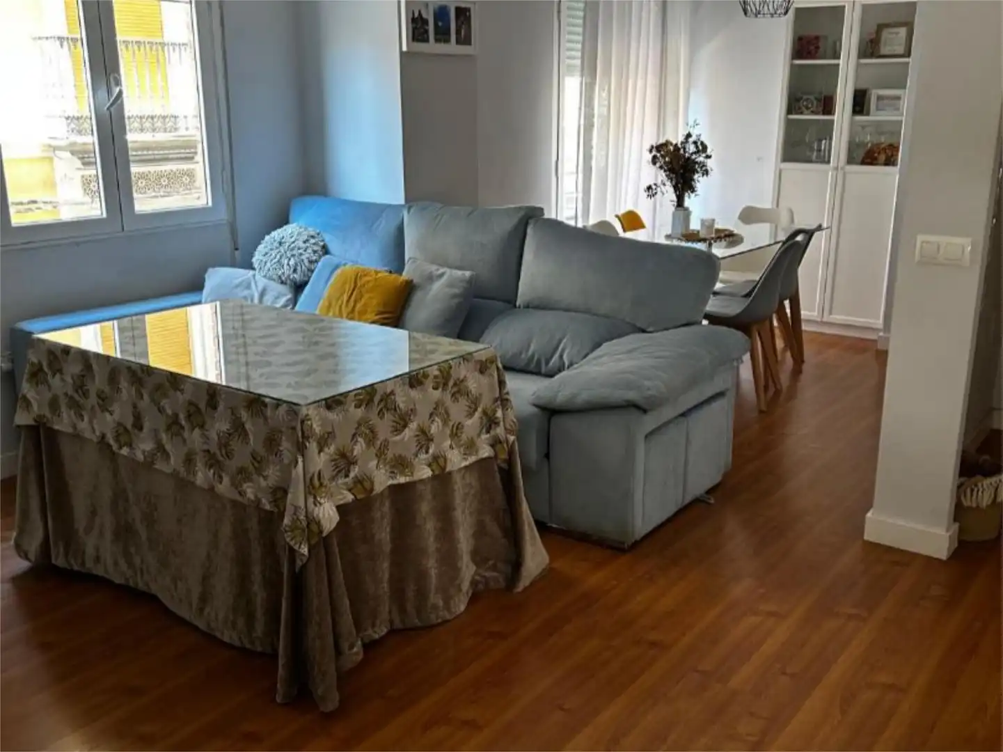 Wohnzimmer von Wohnung zum Verkauf in Badajoz Capital mit Klimaanlage, Terrasse und Balkon