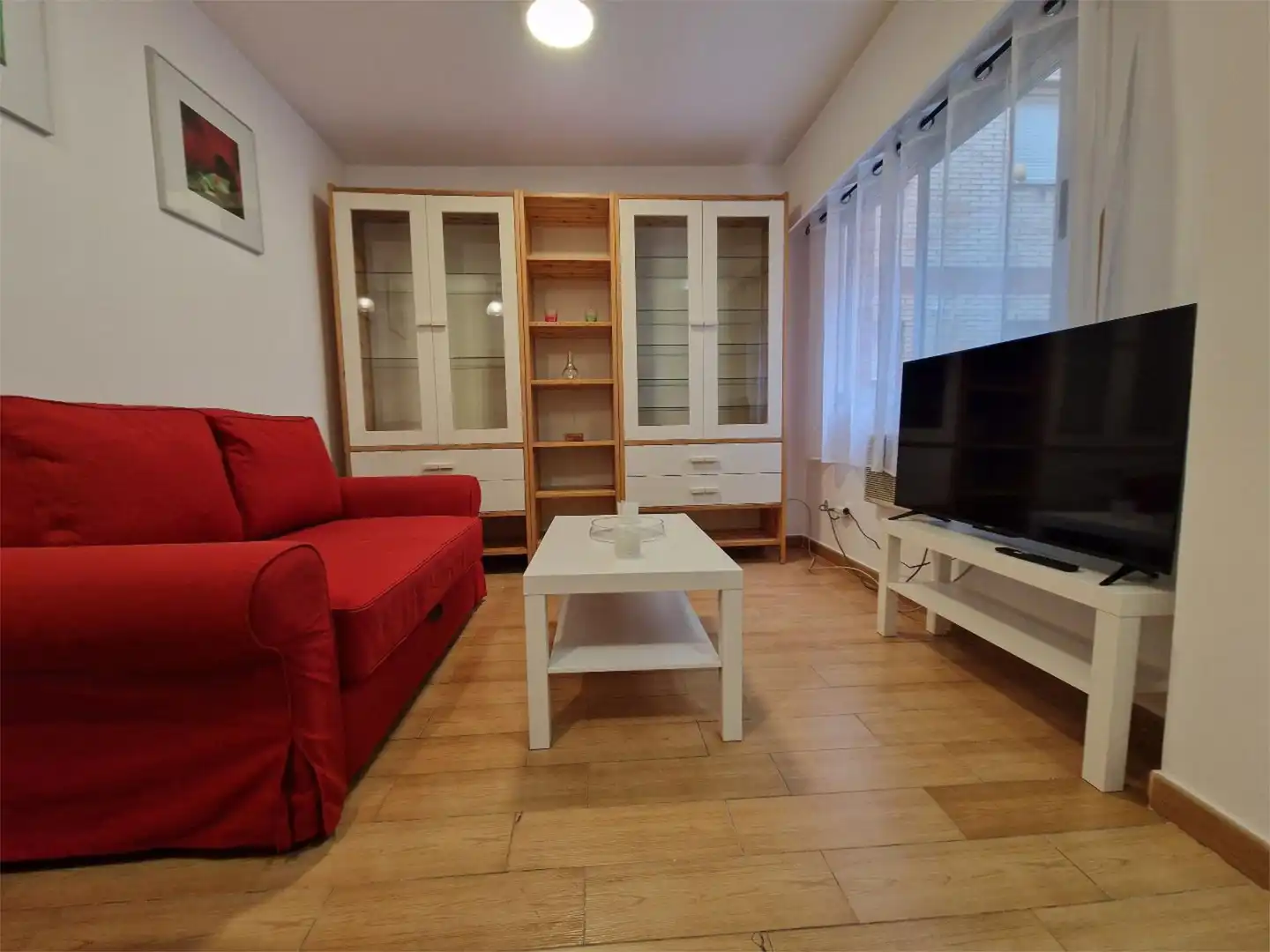 Sala de estar de Apartamento en venta en  Madrid Capital con Aire acondicionado, Calefacción y Amueblado