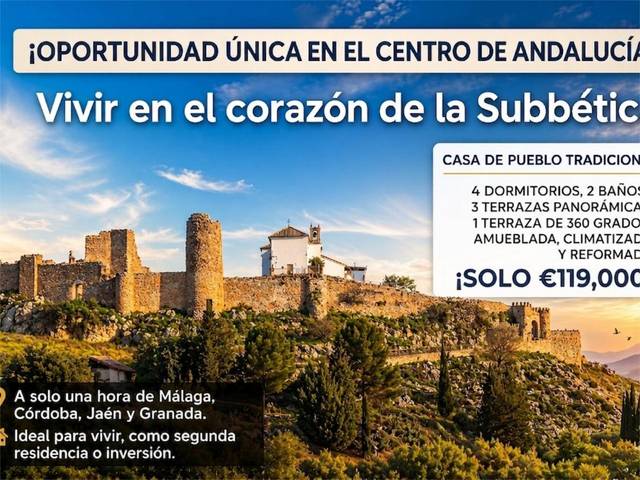 Casa adosada en Venta en Calle Priego, 16N en Carcabuey