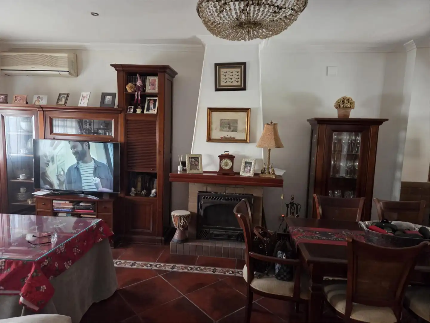 Sala de estar de Casa adosada en venta en Lobón con Aire acondicionado, Calefacción y Terraza