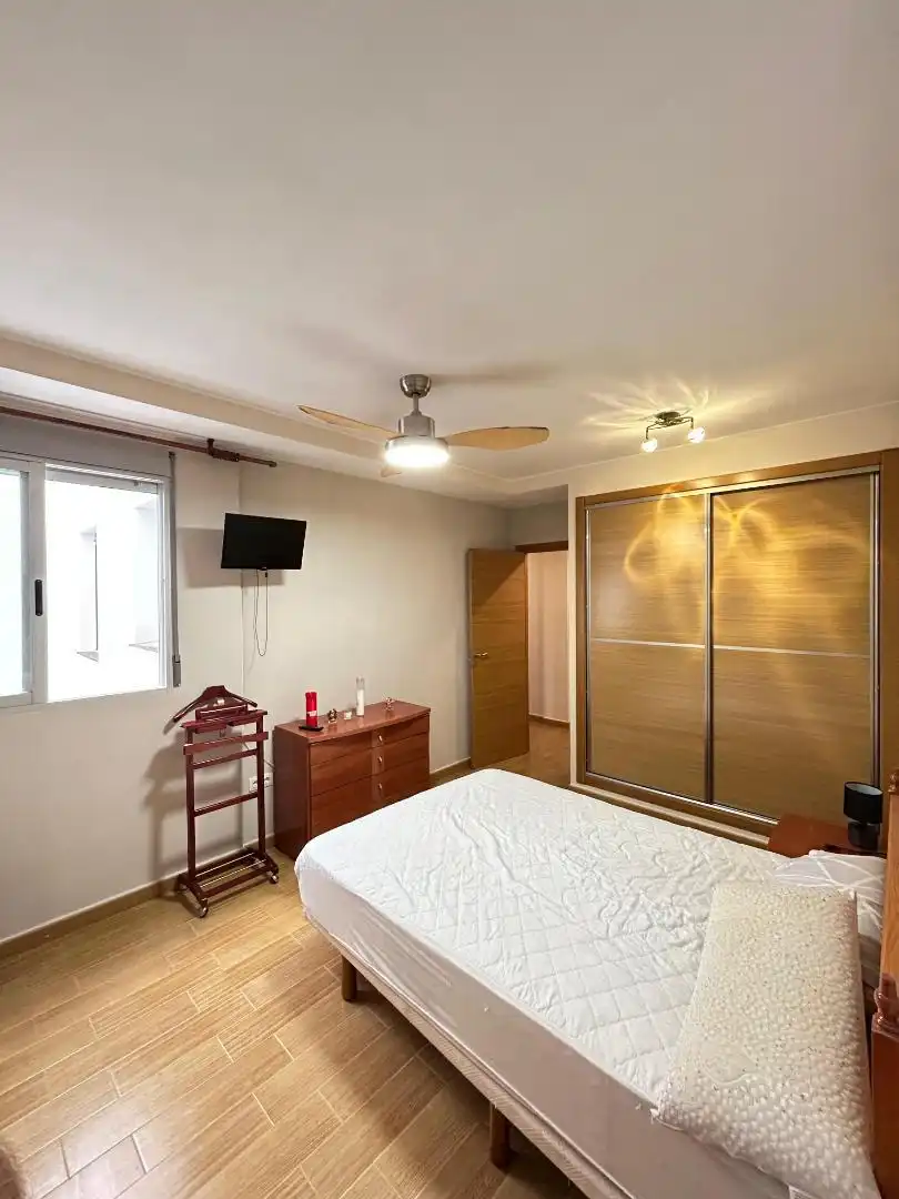 Bedroom of Flat for rent in Vilallonga / Villalonga  with Terrace, Furnished and Oven