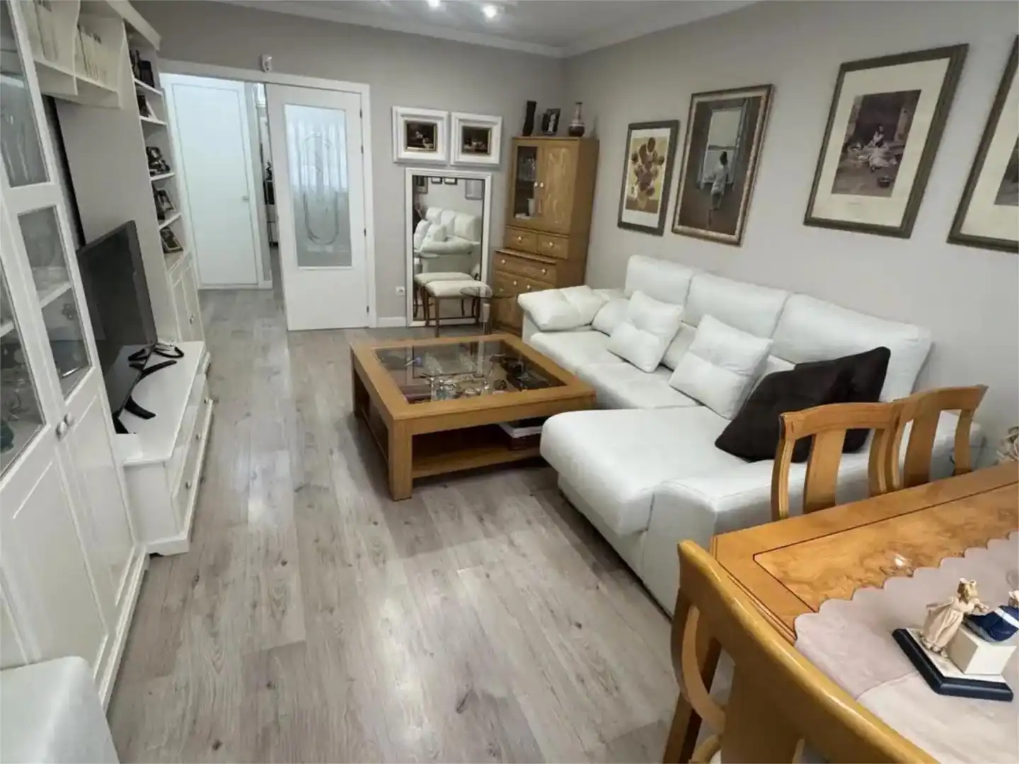 Sala de estar de Piso en venta en Lominchar con Aire acondicionado, Trastero y Amueblado