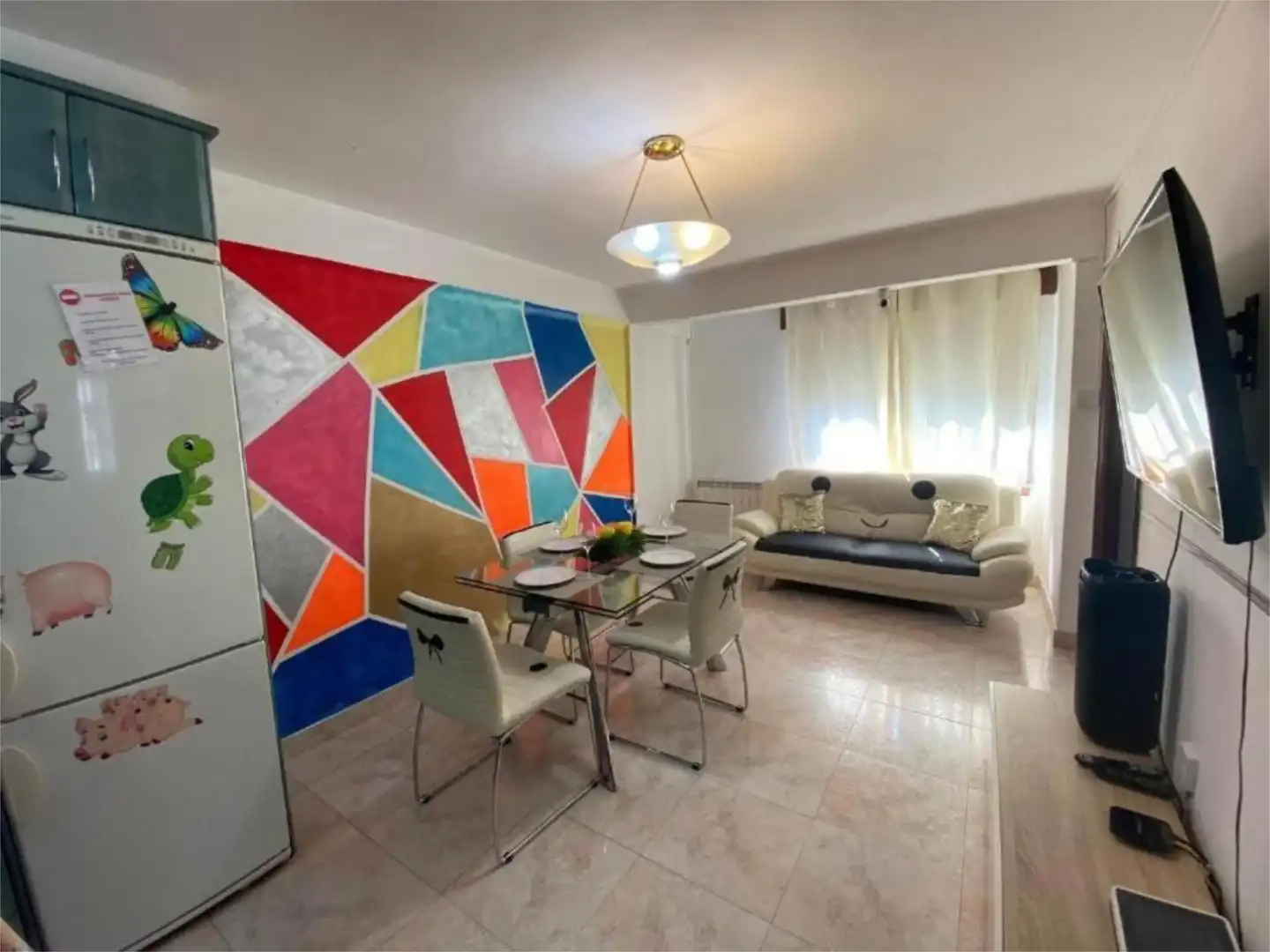 Piso en venta en Rúa Maceiras, 22, Teis Comedor de Piso en venta en Vigo con Calefacción y Amueblado