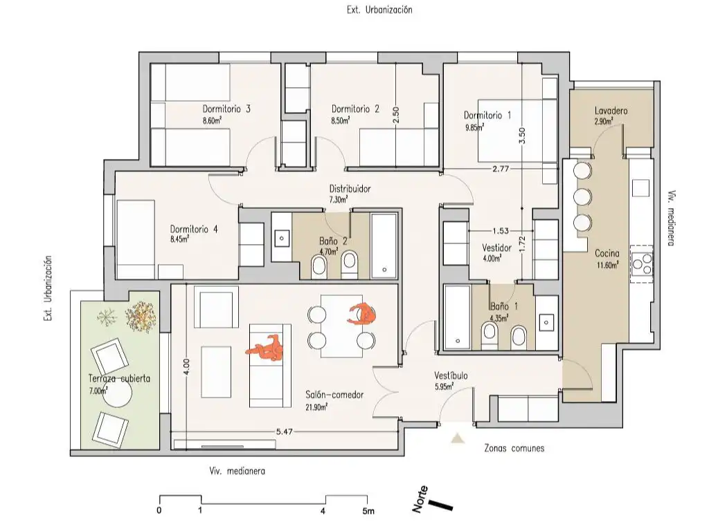 Wohnung zum Verkauf in Calle Sócrates, 1, Nuevo Bulevar Wohnung zum Verkauf in Mairena del Aljarafe mit Klimaanlage, Terrasse und Schwimmbad