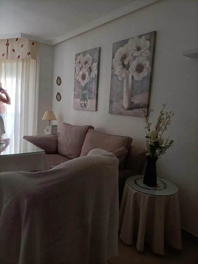 Sala de estar de Piso para compartir en  Córdoba Capital con Aire acondicionado, Terraza y Amueblado