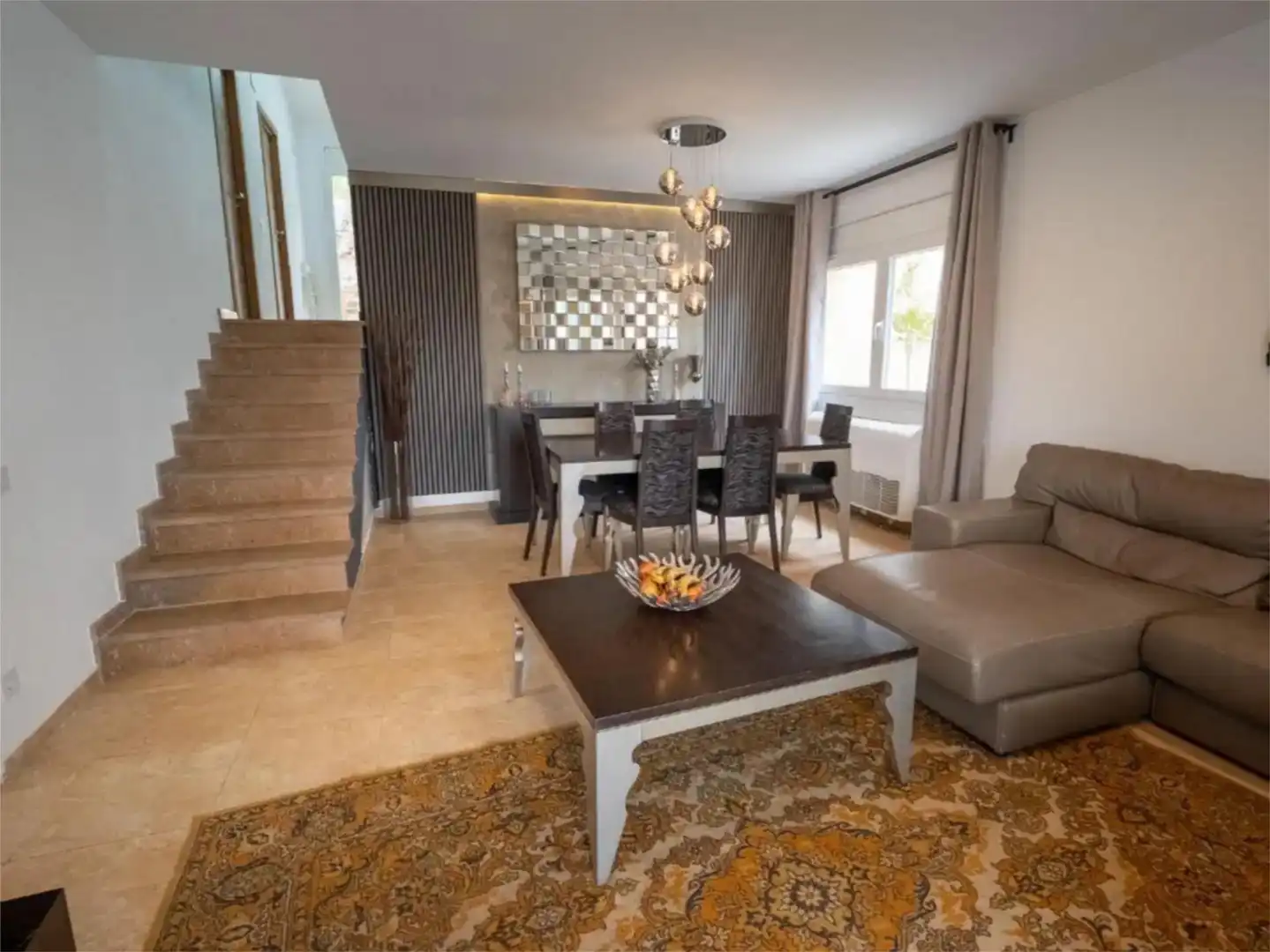 Sala de estar de Casa o chalet en venta en Calafell con Aire acondicionado, Terraza y Balcón