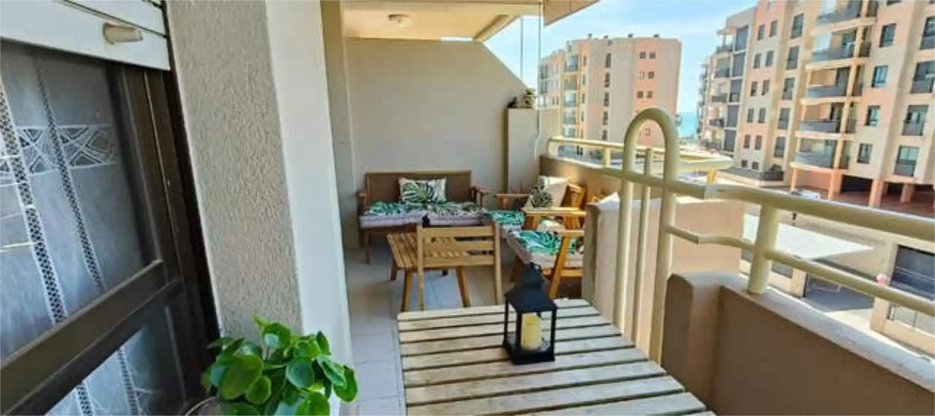Terraza de Apartamento de alquiler en Benicasim / Benicàssim con Calefacción, Jardín privado y Terraza