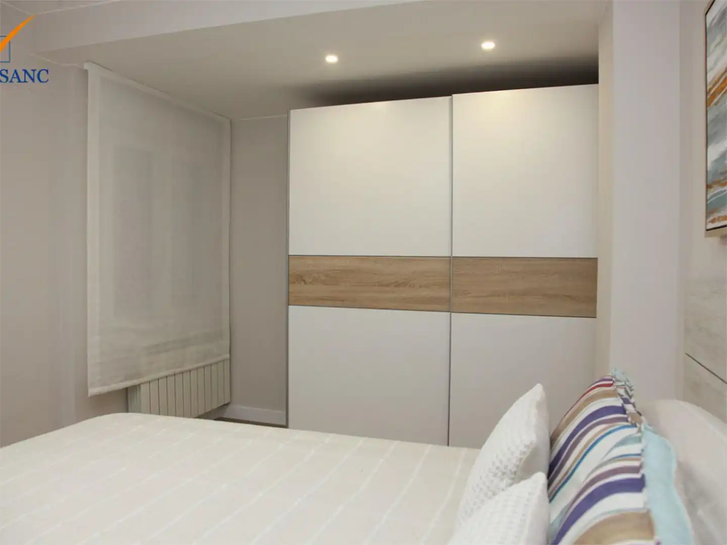 Schlafzimmer von Wohnung zum Verkauf in Tauste mit Klimaanlage, Terrasse und Balkon