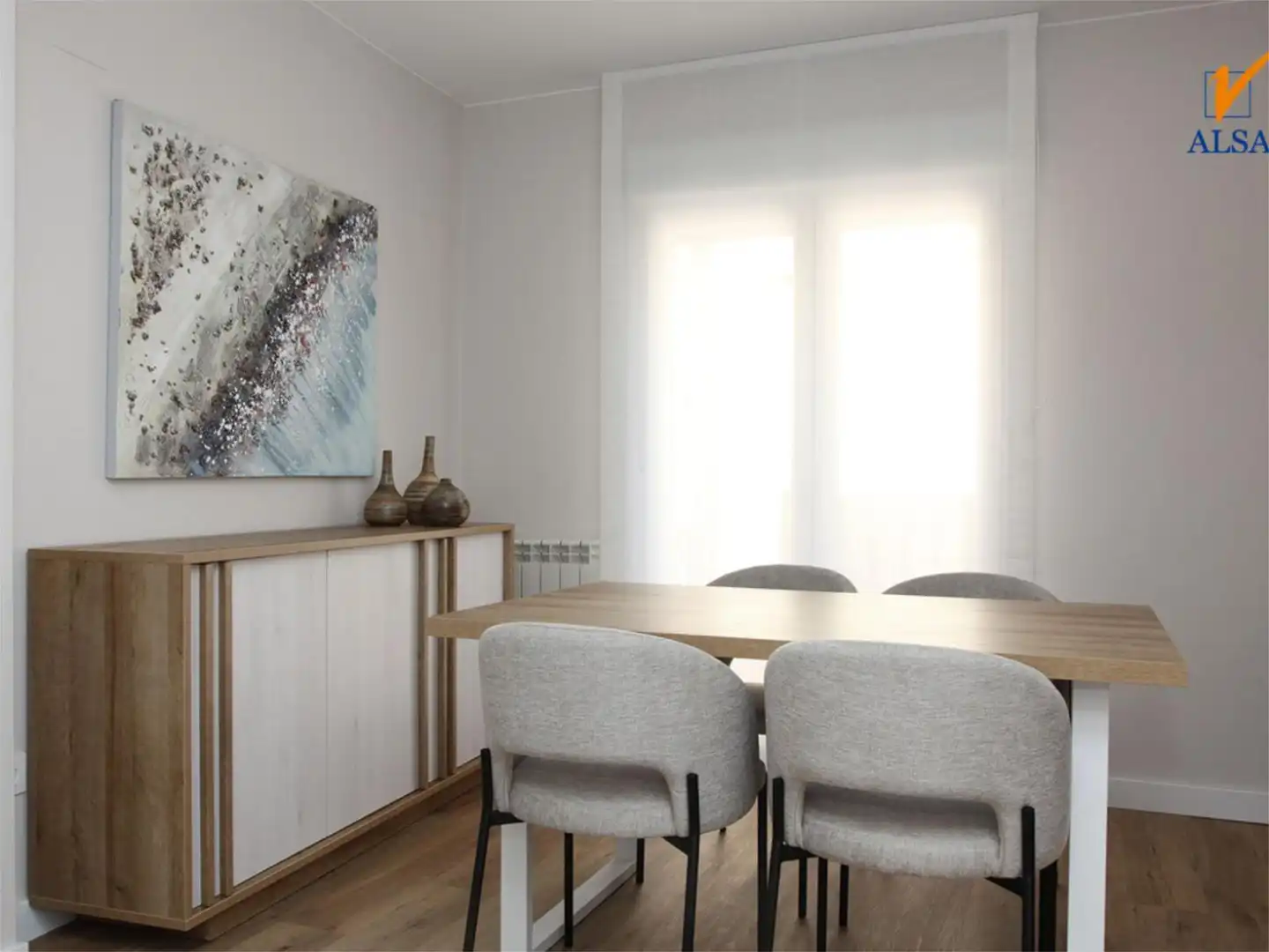 Esszimmer von Wohnung zum Verkauf in Tauste mit Klimaanlage, Terrasse und Balkon