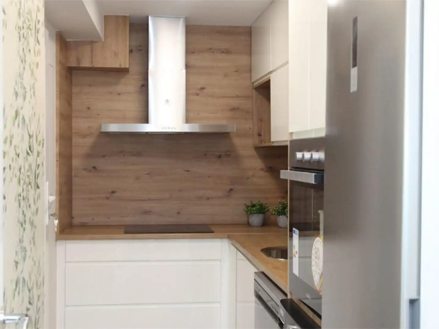 Küche von Wohnung zum Verkauf in Tauste mit Klimaanlage, Terrasse und Balkon