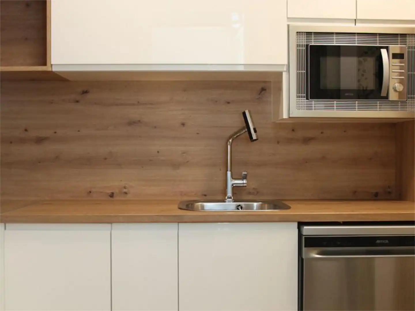 Küche von Wohnung zum Verkauf in Tauste mit Klimaanlage, Terrasse und Balkon