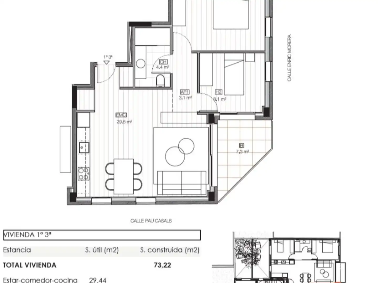 Piso en venta en El Prat de Llobregat con Aire acondicionado y Balcón