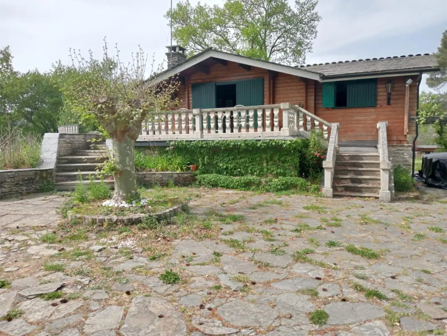 Vista exterior de Casa o chalet en venta en Lugo Capital