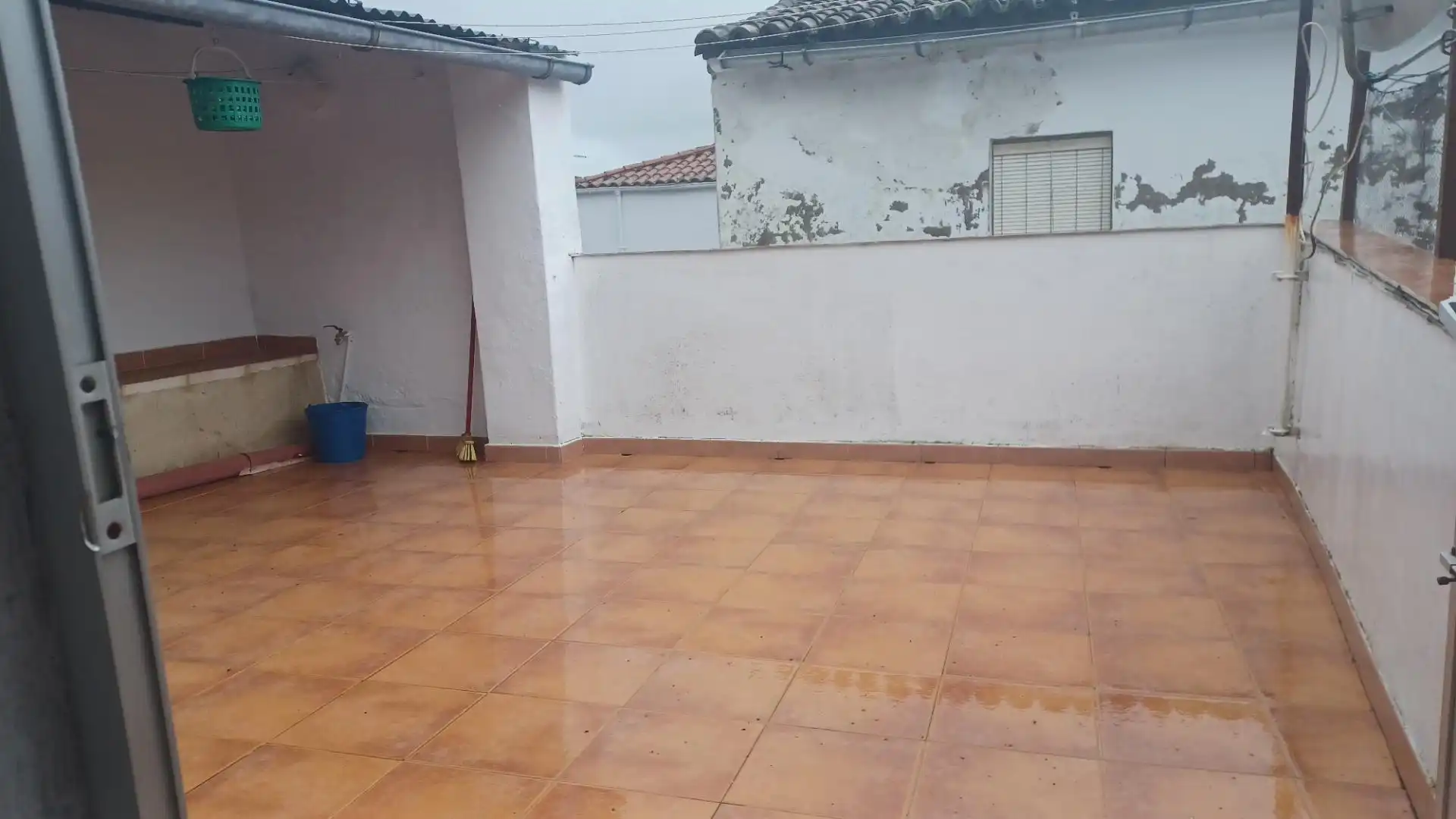 Terraza de Casa adosada en venta en Alcuéscar con Amueblado