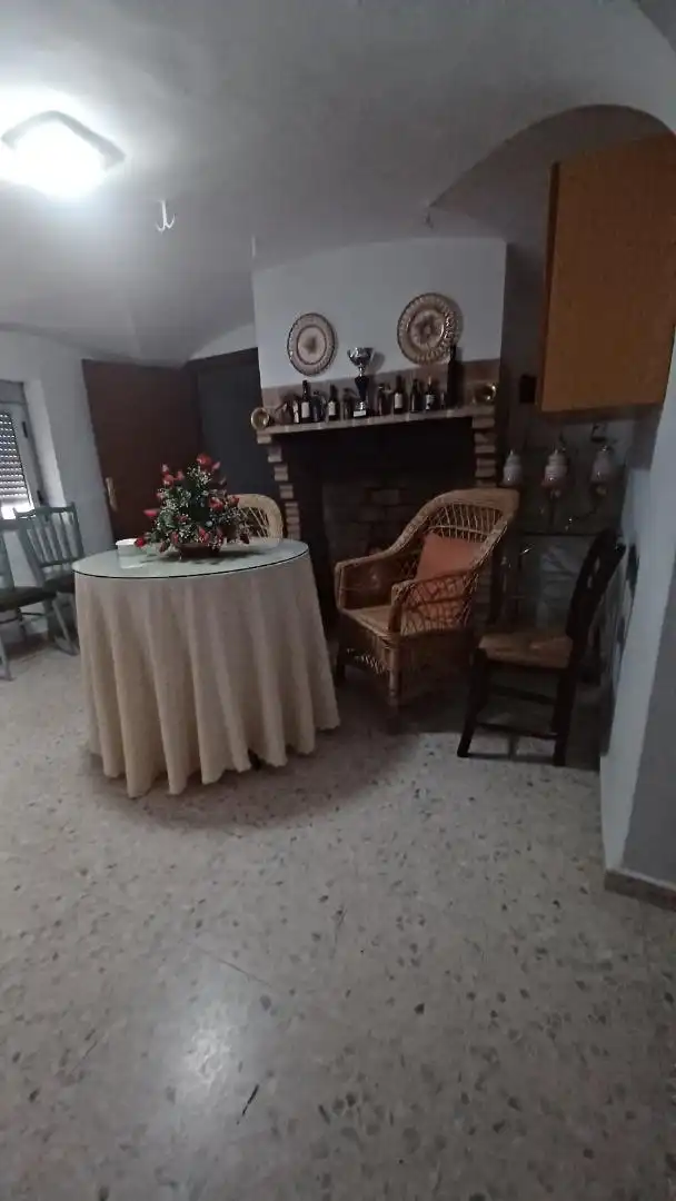 Comedor de Casa adosada en venta en Alcuéscar con Amueblado