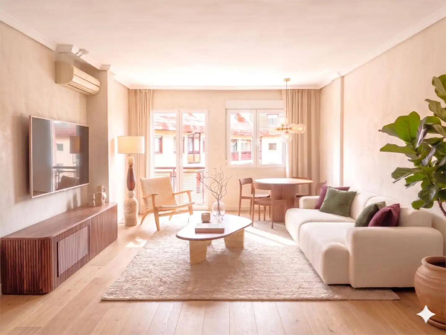 Sala d'estar de Pis en venda en Majadahonda amb Terrassa i Piscina