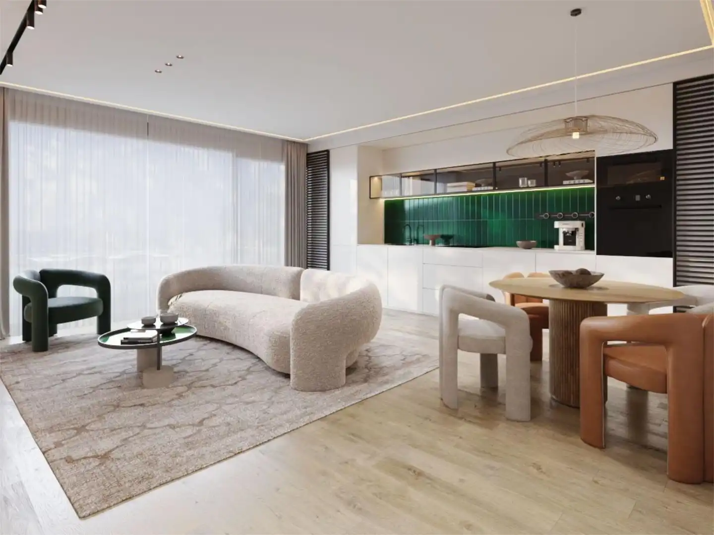 Living room of Flat for sale in  Madrid Capital  with Air Conditioner, Terrace and Swimming Pool