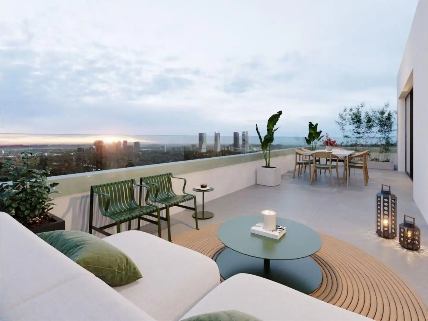 Terraza de Apartamento en venta en  Madrid Capital con Aire acondicionado, Terraza y Piscina