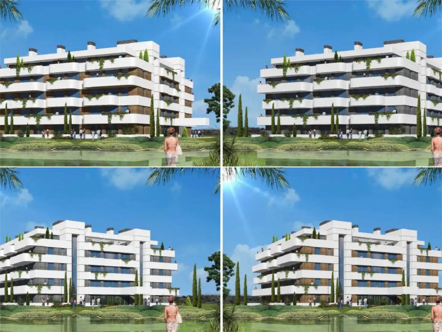 Exterior view of Flat for sale in  Madrid Capital  with Air Conditioner, Terrace and Swimming Pool