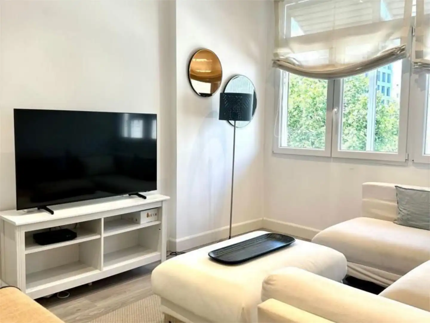 Wohnung zur Miete in Calle de Núñez de Balboa, 118, El Viso Wohnzimmer von Wohnung zur Miete in Madrid mit Klimaanlage, Heizung und Privatgarten
