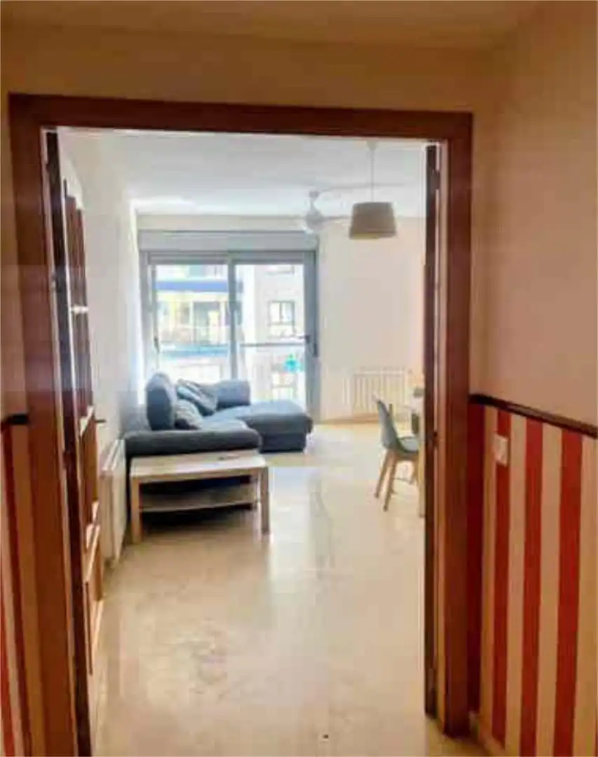 Sala de estar de Piso de alquiler en Badajoz Capital con Calefacción y Amueblado