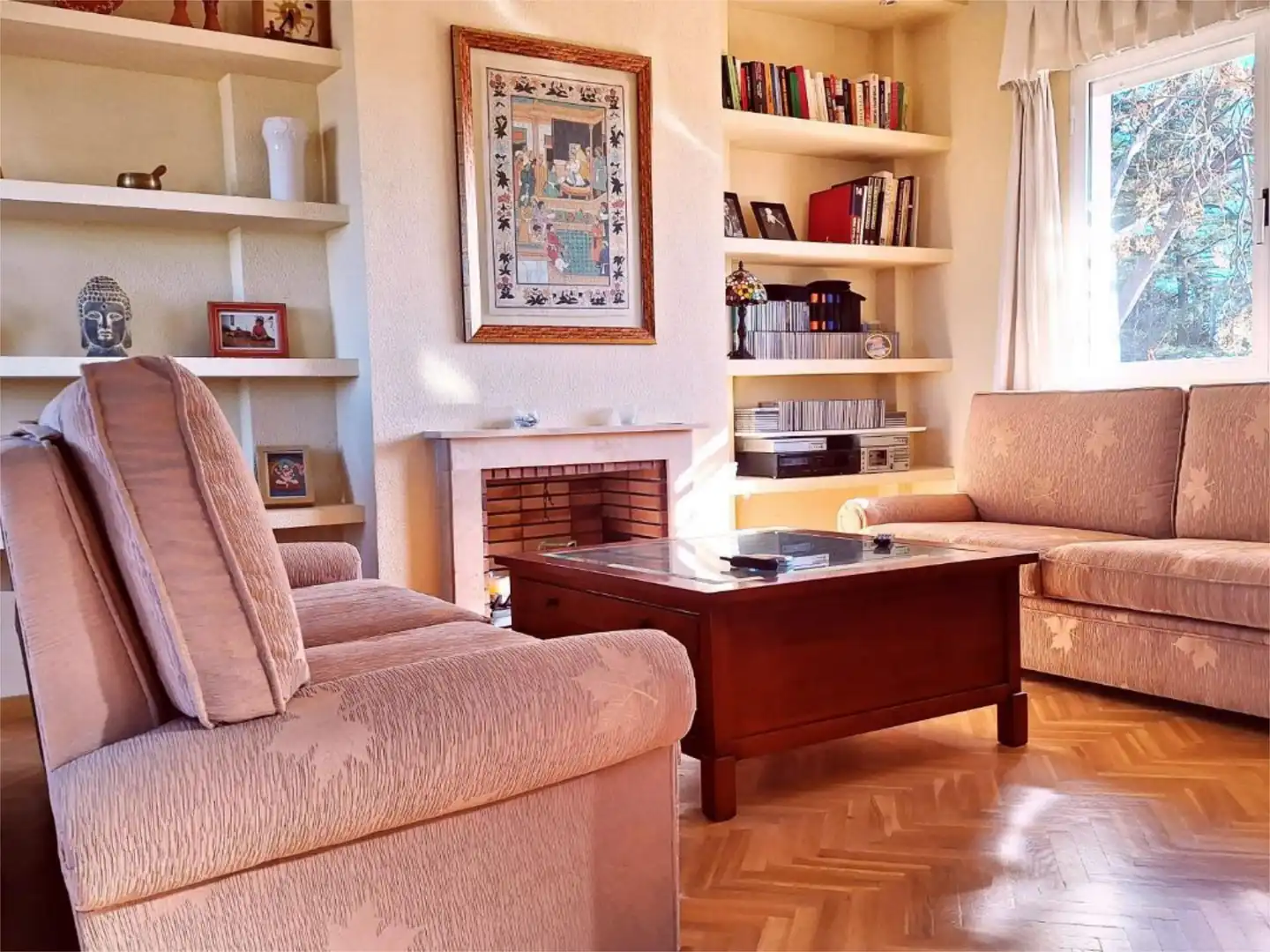 Piso en venta en Urbanización San Pedro de Alcántara, 46, Olías del Rey Sala de estar de Piso en venta en Olías del Rey con Aire acondicionado, Calefacción y Jardín privado