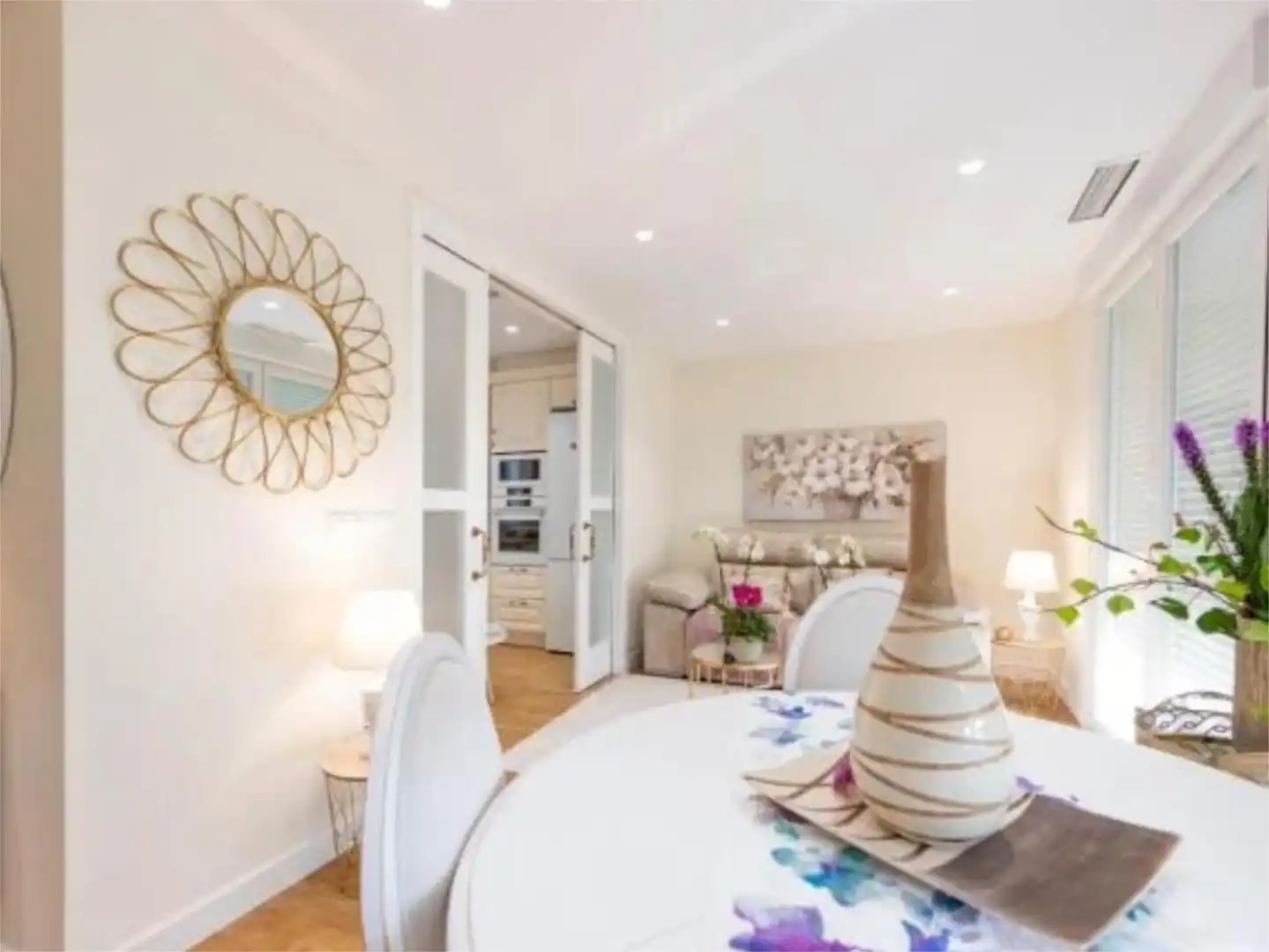 Wohnung zum Verkauf in A Ponte Esszimmer von Wohnung zum Verkauf in Ourense Capital mit Klimaanlage und Balkon