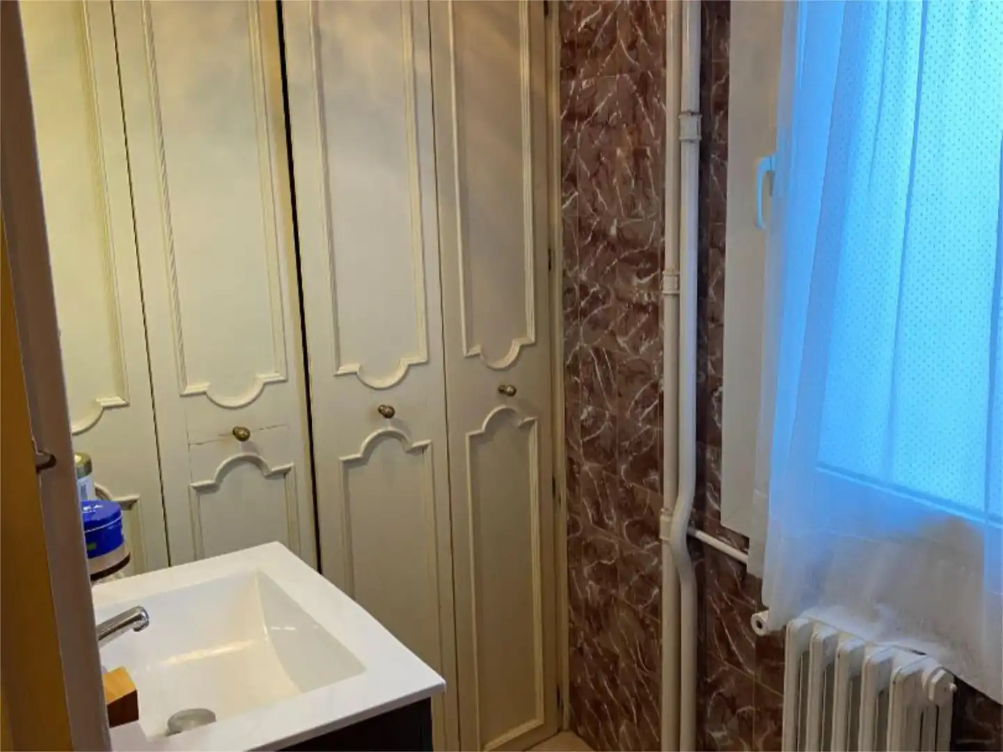 Badezimmer von Wohnung zum Verkauf in Tudela mit Klimaanlage und Balkon