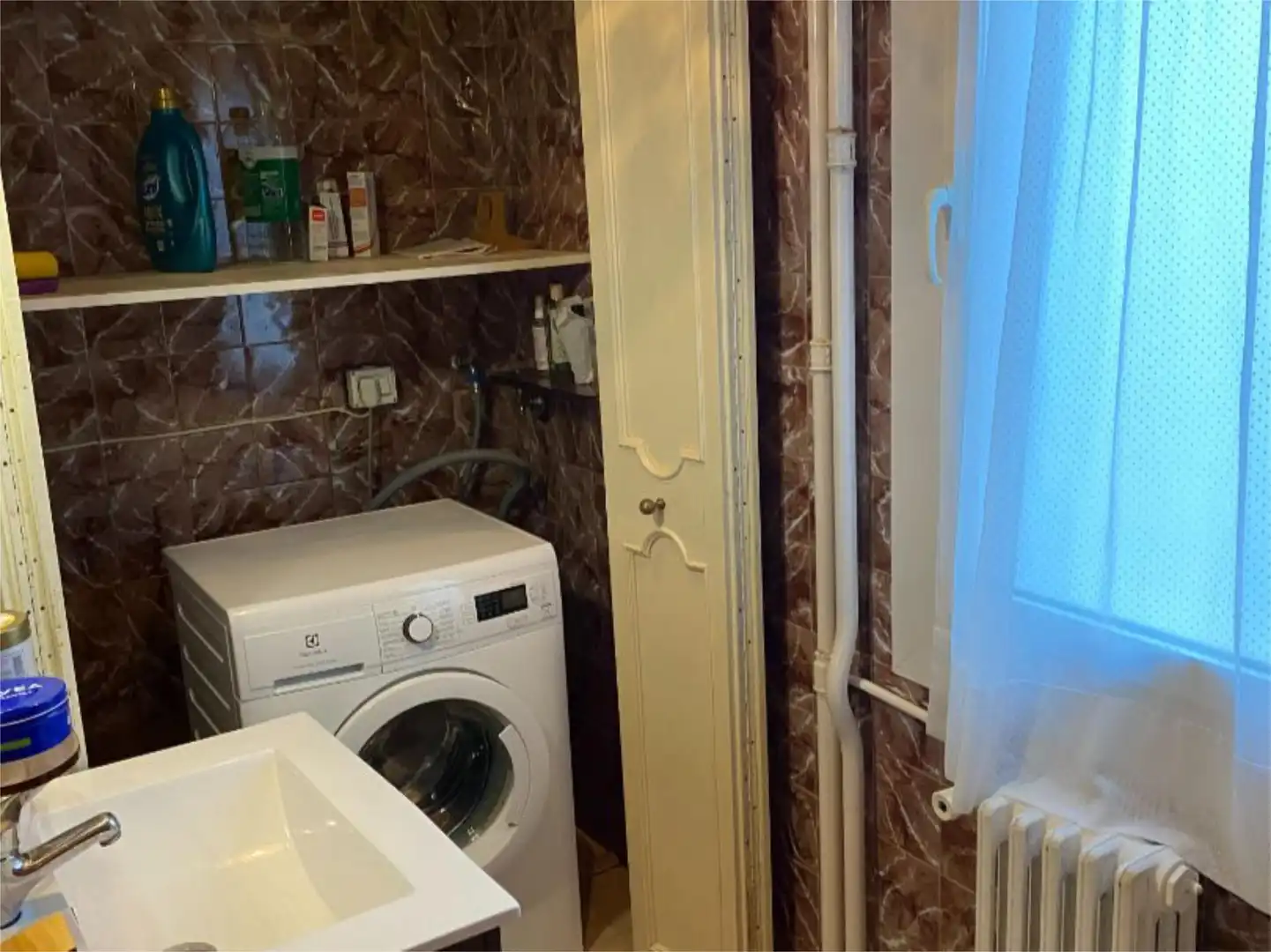 Badezimmer von Wohnung zum Verkauf in Tudela mit Klimaanlage und Balkon