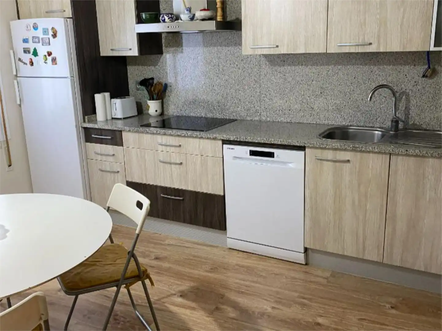 Küche von Wohnung zum Verkauf in Tudela mit Klimaanlage und Balkon