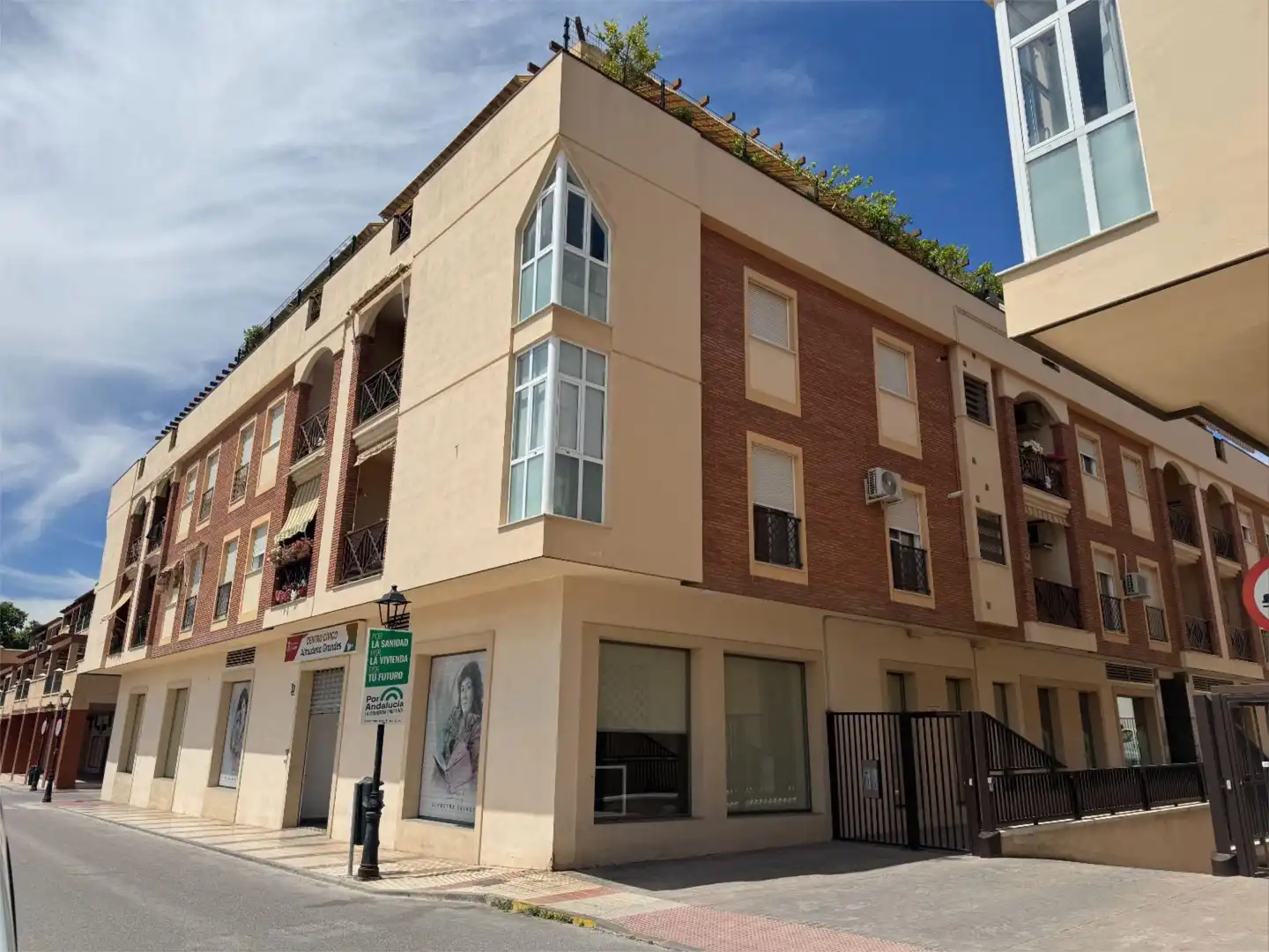 Exterior view of Flat for sale in Atarfe  with Air Conditioner and Balcony