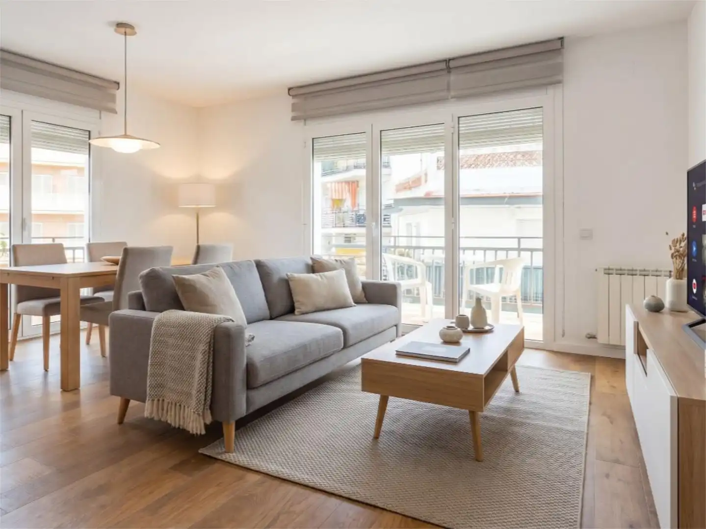 Sala de estar de Piso en venta en Lloret de Mar con Aire acondicionado, Terraza y Balcón