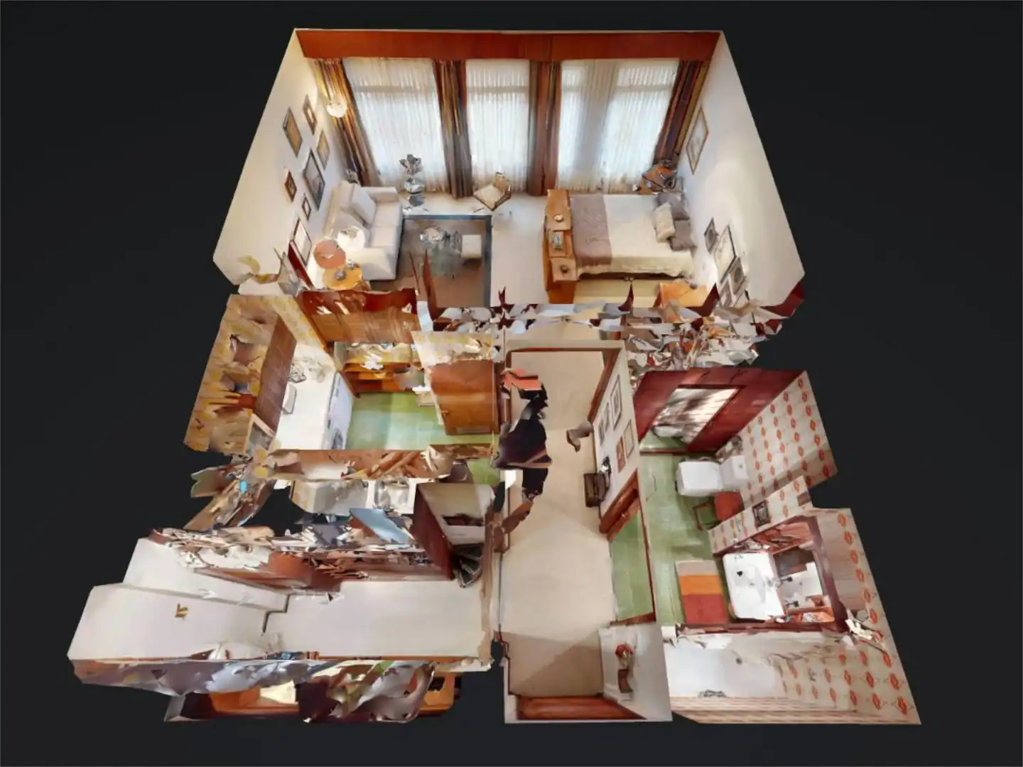 Apartments for rent in Urkixo Zumarkalea, 30, Alhóndiga Bedroom of Apartments for rent in Bilbao with Heating and Furnished