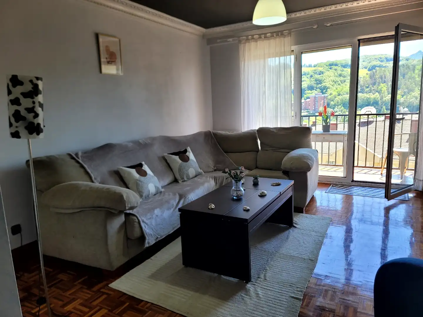 Sala de estar de Piso en venta en Ordizia con Balcón