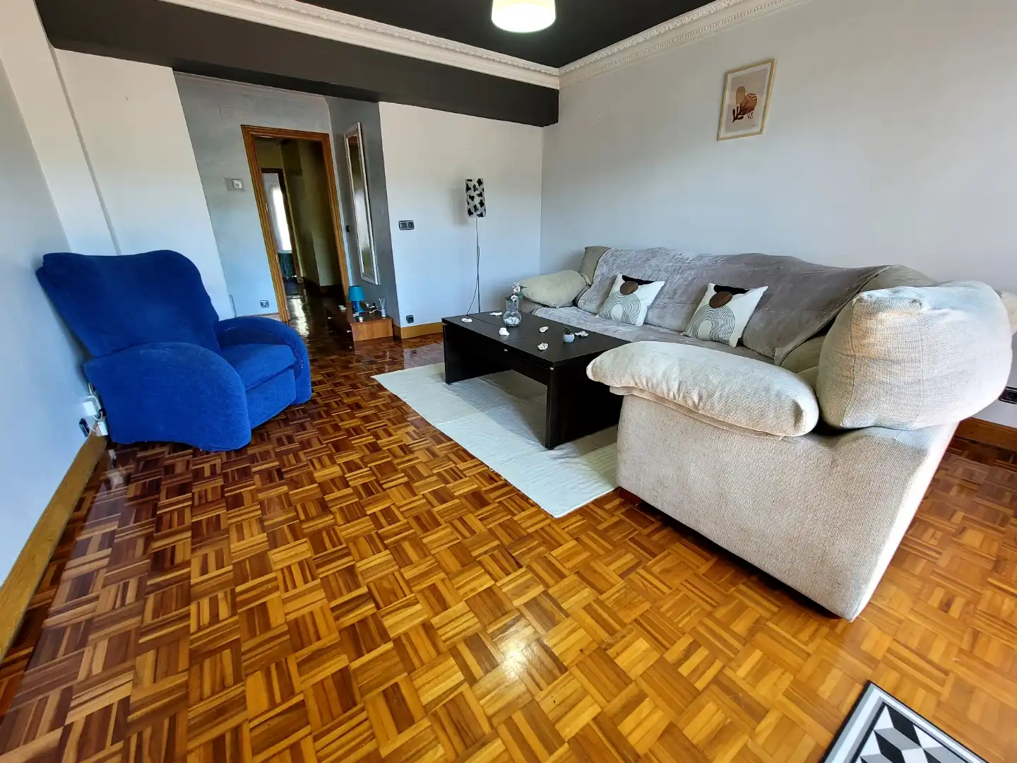 Sala de estar de Piso en venta en Ordizia con Balcón