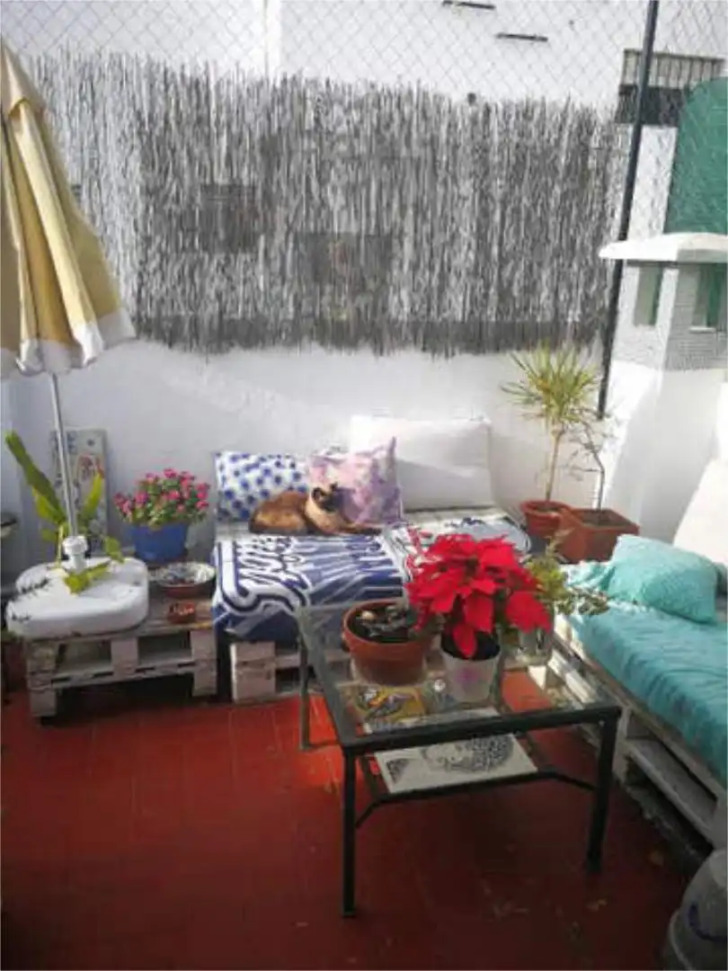 Terraza de Apartamento de alquiler en  Sevilla Capital con Calefacción, Terraza y Amueblado