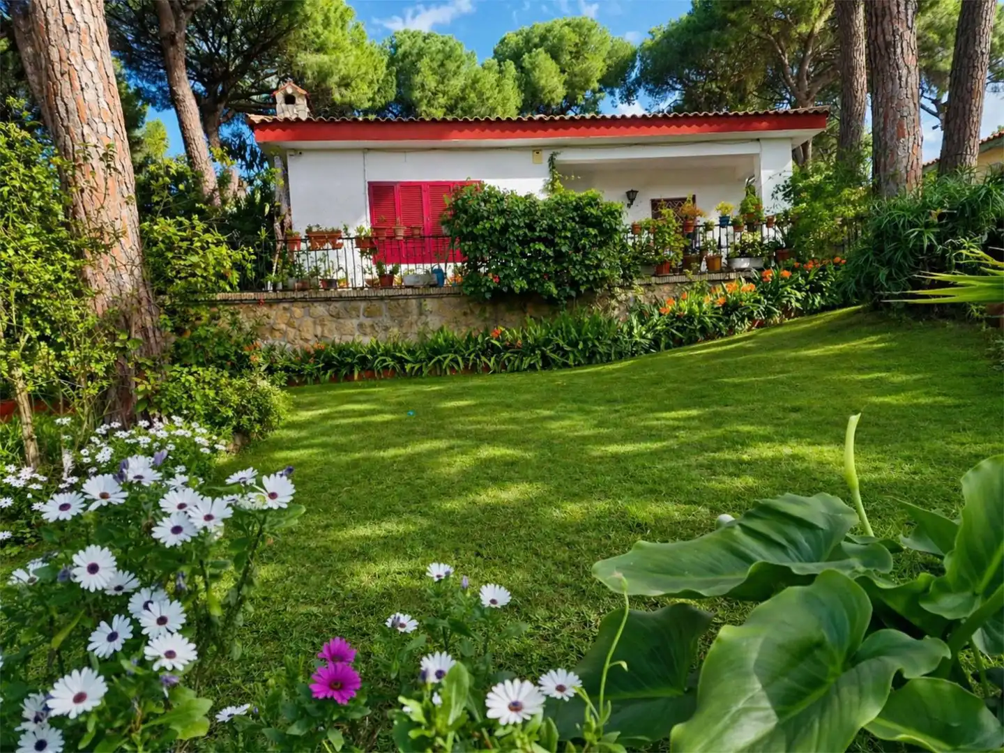 Jardí de Casa o xalet en venda en Alcalá de Guadaira amb Aire condicionat, Calefacció i Jardí privat