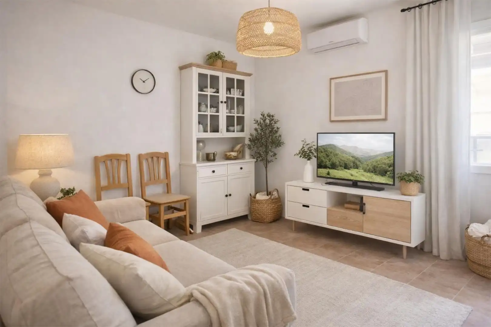 Casa adosada en venta en Calle del Pilar, 11, Villanueva de Sigena Sala de estar de Casa adosada en venta en Villanueva de Sigena